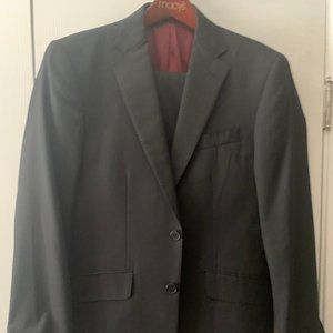 Charles Tyrwhitt Black Stripe Suit 38R Pants 32x29